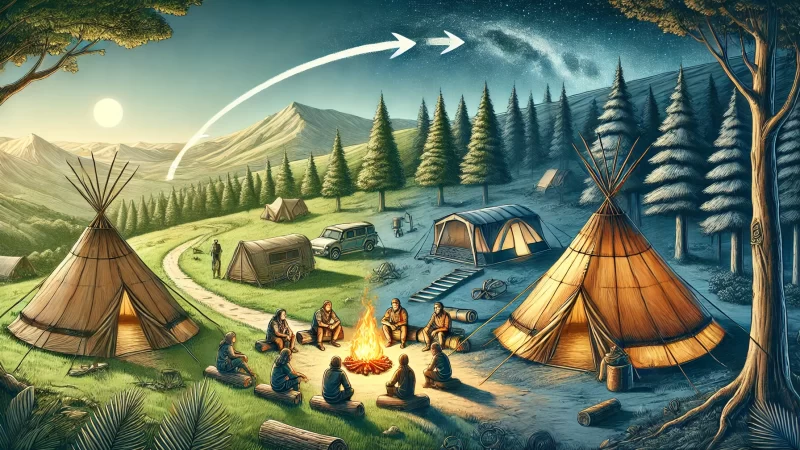 キャンプの歴史とその始まり　自然と人間の関わりの歴史を探る