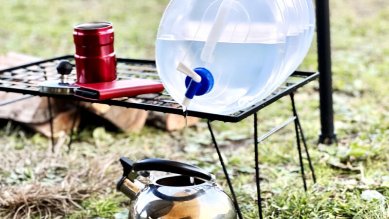 キャンプでのウォータータンクの選び方と活用方法