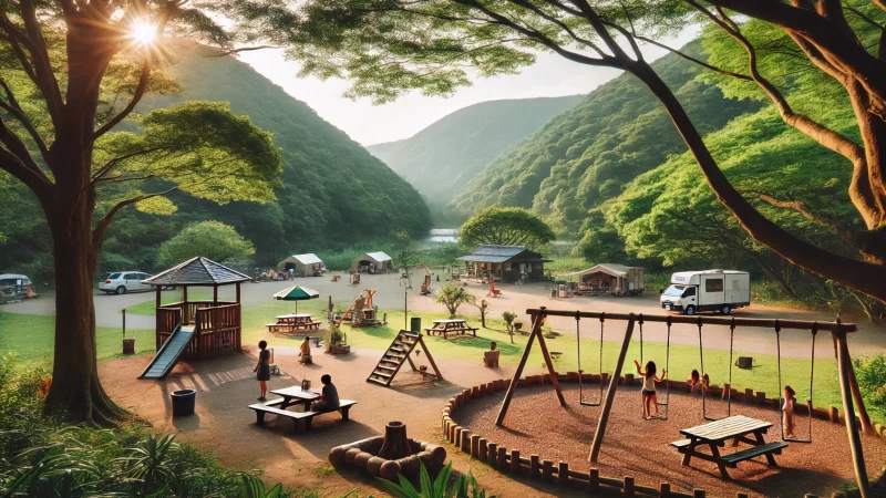 福岡・天満宮キャンプ場｜大宰府天満宮に近い見晴らしの良いキャンプ場