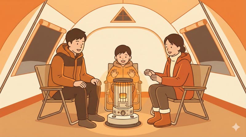 【2025年】初心者ファミリー向け冬キャンプ用ストーブの選び方｜子どもがいても安全な”最初の1台”を予算別に解説