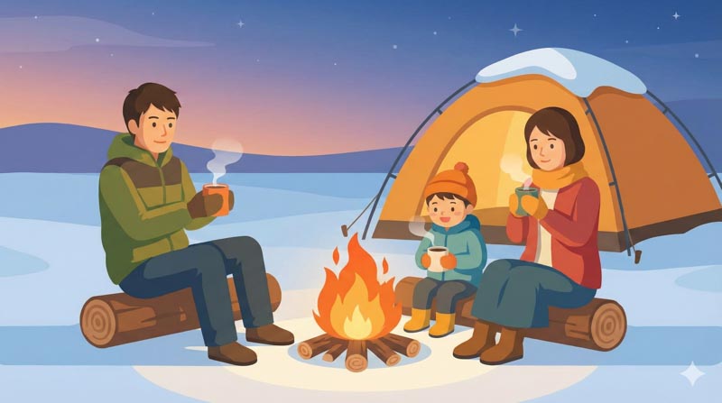 冬キャンプ完全ガイド｜今ある道具＋追加投資で家族で安全にデビューする方法【2025年版】